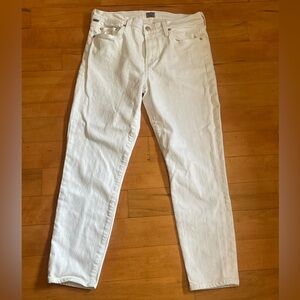 Citizens of Humanity White Jeans‎ Womens 29 Rocket Crop High Rise Skinny Pants
